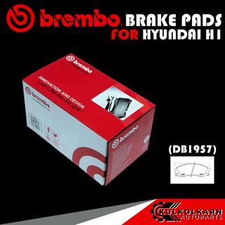 BREMBO ผ้าเบรคหลัง HYUNDAI H1 2007-ON (CERAMIC) (P30 035C)