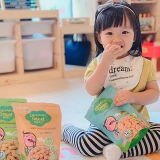 ขนมเด็ก 1 ปีขึ้นไป พัฟข้าวหอมมะลิ ออร์แกนิค ผสมโยเกิร์ต (ขนาด 25 กรัม) Xongdur Baby ซองเดอร์ เบบี้ [410-001]
