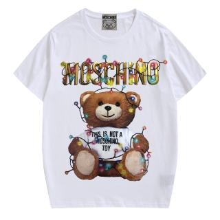 เสื้อยืดBBR Print Bear Tees Short Sleeve T-shirt Casual White Black Tops