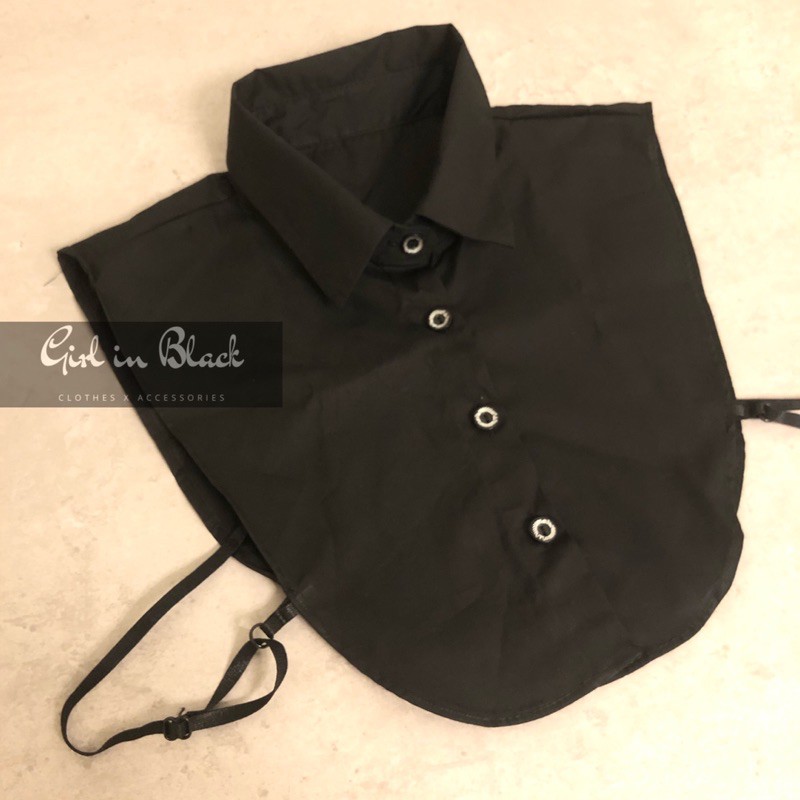 🖤พร้อมส่ง ปกคอเสื้อแบบถอดออกได้/ปกเชิ้ตปลอม มีสีขาวและสีดำค่ะ  📸ภาพถ่ายจากสินค้าจริง - รูปที่ 5