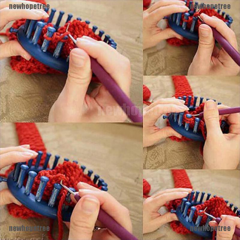 NTPH 7Pcs Round Knitting Loom Needles Set Knit Circle DIY Handmade Hat