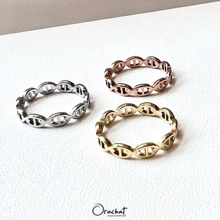 Orachat | Jenny 14k ring. (แหวนตัวเรือนสแตนเลส)