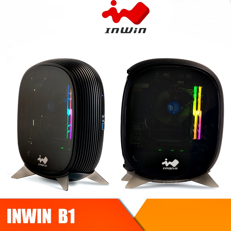 CASE (เคสมินิ) IN WIN B1 Mini-ITX + 200W PSU (80 PLUS Gold)