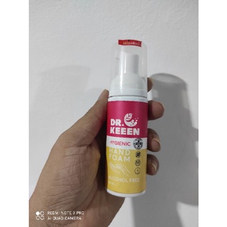 Dr.KEEEN Hygienic Hand foam ขนาด 50ml โฟมล้างมือแบบพกพา มี Benzalkonium Chloride มือหอมทุกที่ แบบไม่มีแอลกอฮอล์