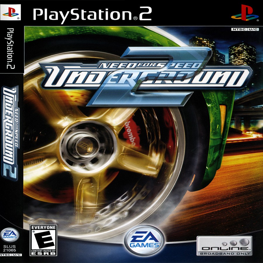 แผ่นเกมเกมส์ PS2 (คุณภาพ) (ส่งไว) Need for Speed - Underground 2 ...