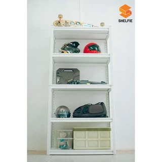 SHELFIE ชั้นวางของเหล็ก สีขาว Minimal style ส่งฟรี