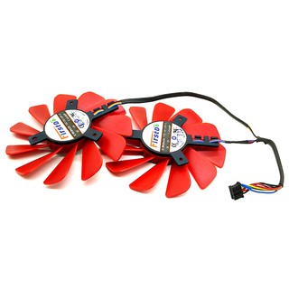 85MM FDC10U12S9-C 0.45AMP 4Pin Cooler Fan Replacement For XFX RX 560D RX 570 RX 580 RX Vega Graphics Video Card Cooling