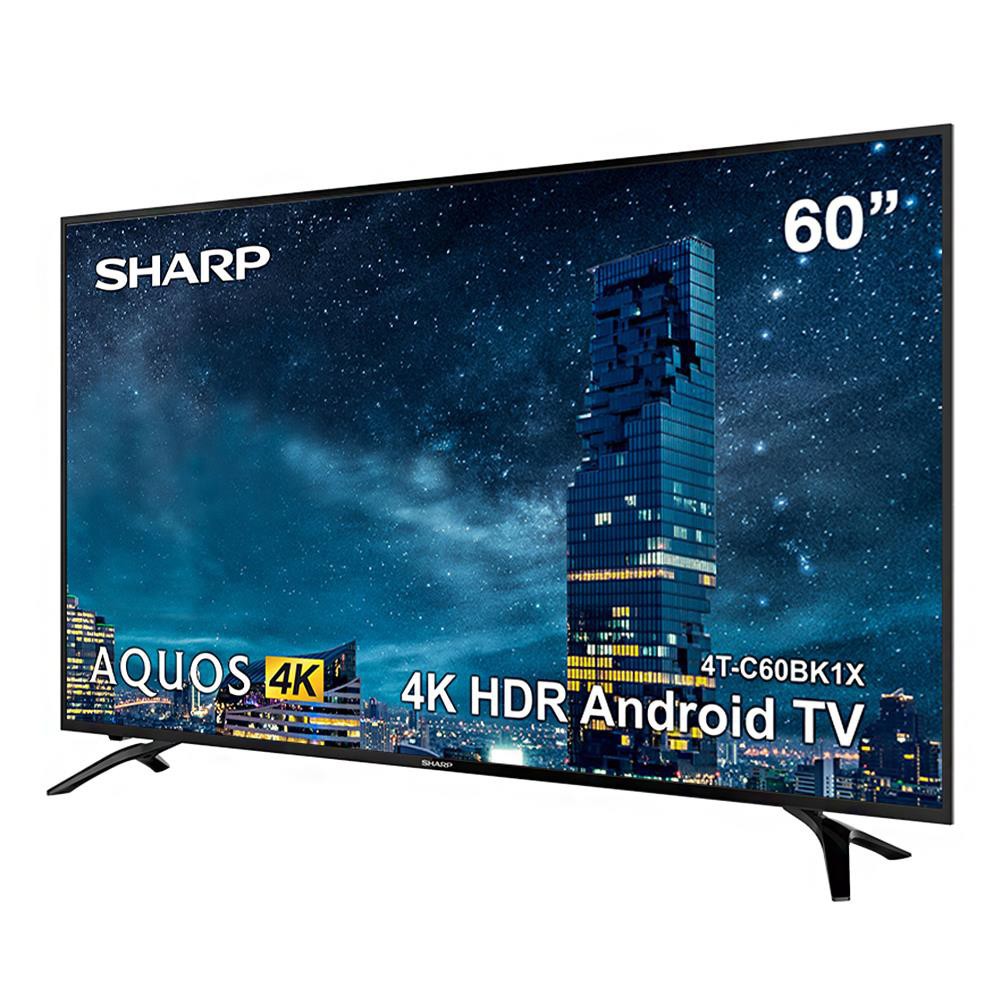 SHARP AQUOS LED SMART TV 4K Android TV ขนาด 60 นิ้ว 60BK1X รุ่น 4T-C60BK1X