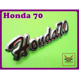 HONDA 70 WINDSHIELD EMBLEM "RED" (1 PC.) // โลโก้บังลม HONDA 70 สีแดง สินค้าคุณภาพดี