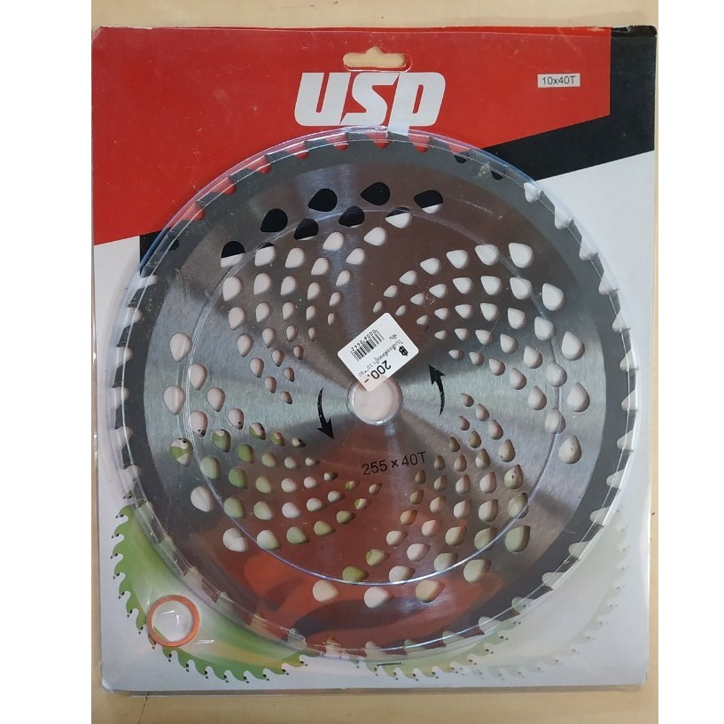 ใบตัดหญ้า USD 10"X40T  อย่างดี ทนทาน แท้ 100%