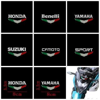 Xuming- สติกเกอร์สะท้อนแสง 3D กันน้ํา สําหรับติดตกแต่งรถจักรยานยนต์ Honda Yamaha Benelli Suzuki