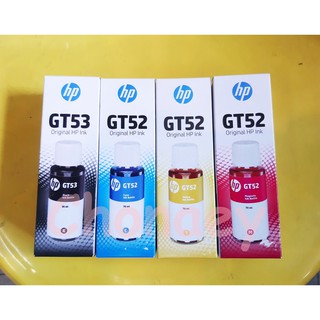 หมึกเติมแท้งค์ HP (ของแท้บรรจุกล่อง)  หมึกแท้เบอร์ GT53 GT52 สำหรับ HP 310/315/410/415