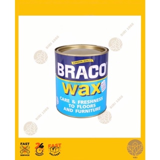 แว็กซ์ ขัดพื้นไม้ ขี้ผึ้ง แวกซ์ แว๊ก แว๊ค เงาไม้ พื้น ชัก BRACO Wax ขาว โก บราโก้ ครีม เนื้อ เหลว ทน แดด ฝน เฟอร์นิเจอร์