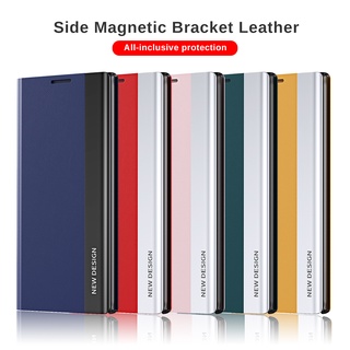 Leather Magnetic Matte Flip Cover For Honor 90 Lite 5G 90Lite Honor90Lite 5G X50i 5G CRT-NX1 Stand Mobile Phone Case Shockproof Casing Protect Back Cover