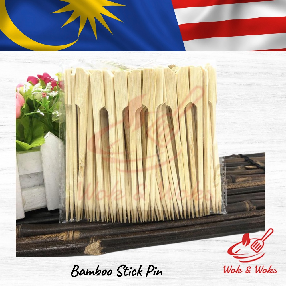 Bamboo Food Oden Skewer Stick / Tongkat Lidi Makanan Oden Buluh (100pcs)