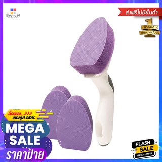 แปรงทำความสะอาดเตาไฟฟ้าพร้อมด้ามจับ SCOTCH-BRITE สีม่วงCLEANING BRUSH GLASS COOKTOP WAND SCOTCH-BRITE PURPLE