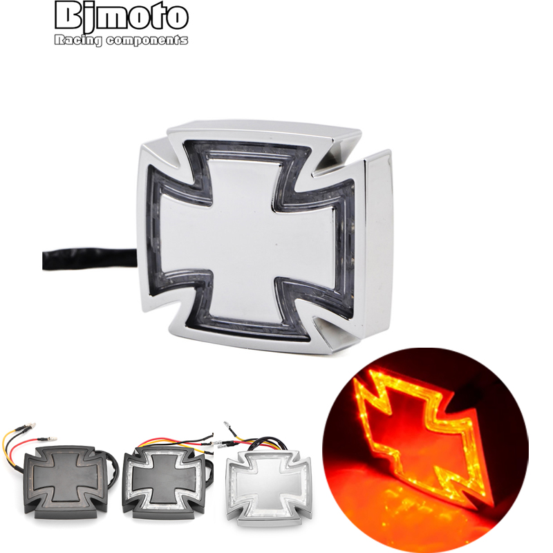 ไฟท้ายรถจักรยานยนต์ LED 12V สําหรับ Harley Chopper Bobber