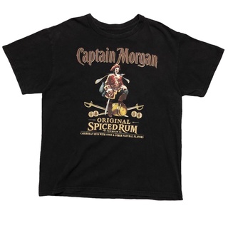 Capn Morgan. (เสื้อยืดมือสอง)สามารถปรับแต่งได้