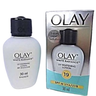 OLAY White Radiance UV Whitening Lotion SPF19 โอเลย์ ไวท์เรเดียนซ์ ยูวีไวทเทนนิ่งโลชั่น [30ml.]