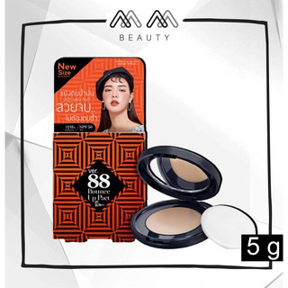 แป้งพัฟ แป้งผสมรองพื้น แป้ง Ver 88  Bounce Up Pact SPF 50 PA+++ 5g.