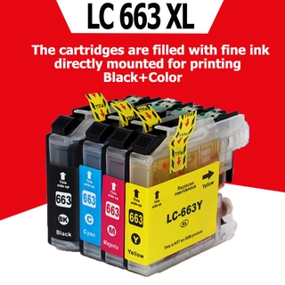 LC 663XL LC663XL LC-663XL LC663 BK C M Y Ink Cartridge for Brother