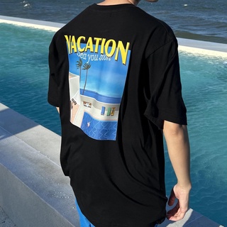 🔥️ทักแชทรับโค้ดลดเพิ่ม Beach Happy Oversized T-Shirts HOB STUDIOS (5/29-09)