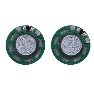 2 Pcs 1/4W 0.25W 8Ohm 27mm round external magnet speaker speaker,Sound amplifier