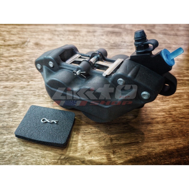 กิ๊บตัว R สแตนเลสสำหรับล็อคสลักปั้ม Brembo 4 POTหูชิด (จำนวน1=2ชิ้น)