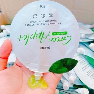 10 โดส พร้อมส่ง ‼️ โดสแอปเปิ้ลเขียว Green Apple++ โดสเร่งขาว ไวX10 ใช้คู่กับครีมทาผิวที่ใช้ประจำ