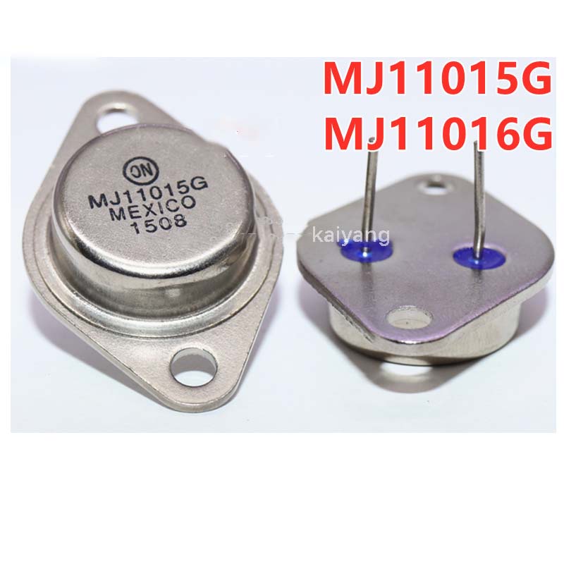 MJ11016G MJ11015 4pcs MJ11015G MJ11016 30A/120V TO-3 gold seal power ทรานซิสเตอร์คู่หลอด Mlb3