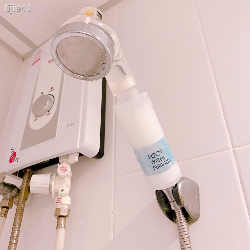🔥 ส่วนลด 50%🔥 ❀✚H2O1 Shower Filter ที่กรองน้ำฝักบัวจากเกาหลี 5 ชิ้น + แถมฟรีฝักบัวหัวสั้น