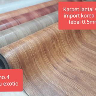 Karpet lantai Vinyl Korea (Lebar 2 meter x 1 meter) tebal 0.5mm harga Per 1 METER