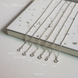 Me.phenomenal : NECKLACES (silver925/เงินแท้925)