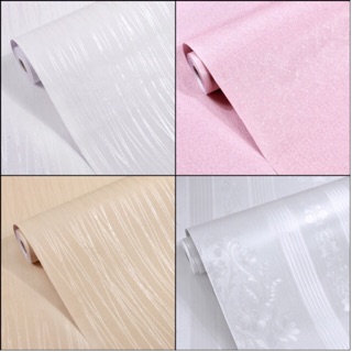 ขนาด 45cm x 10 เมตร วอลเปเปอร์ สติ๊กเกอร์ ติดผนัง กาวในตัว ก…