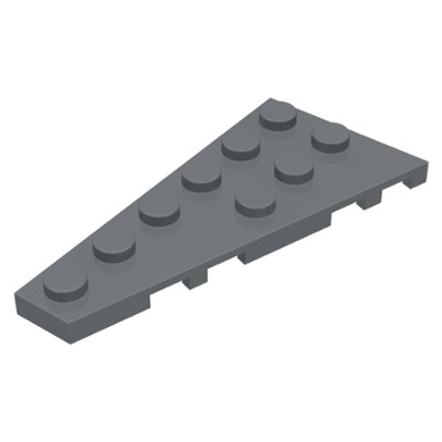 [511] ชิ้นส่วนเลโก้ Lego Part Wedge, Plate 6 x 3 Left (54384) ราคา/ชิ้น