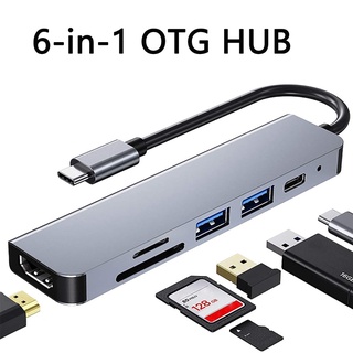 อะแดปเตอร์แยก Hdmi Type C 3.1 3.0 4 พอร์ต OTG สําหรับคอมพิวเตอร์ Lenovo Xiaomi Macbook Pro 13 15 Pro