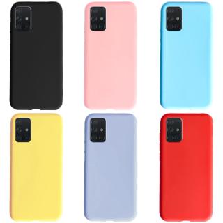 tpu เคสโทรศัพท์ซิลิโคนนุ่มสีแคนดี้สําหรับ samsung galaxy a51 a71