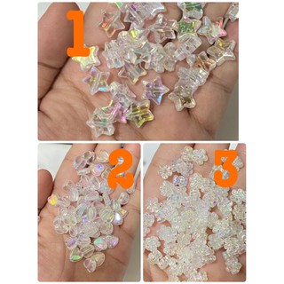 ลูกปัดแฟนซีสร้อยข้อมือสีรุ้งขนาด10มิลเกรดเอ สีสวย(หนัก30กรัม)