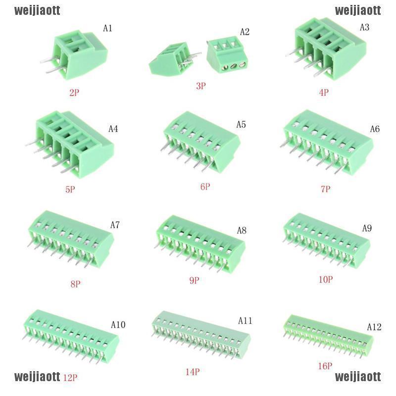 ★บล็อกเทอร์มินัลบล็อก 1 2 P - 16 P Kf 128 2 . 54 มม Pcb