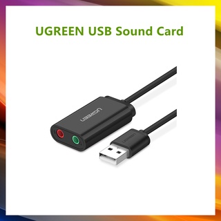 Ugreen อะแดปเตอร์การ์ดเสียง USB 3.5 มม. เป็น USB สําหรับซ่อมแซมคอมพิวเตอร์ PC