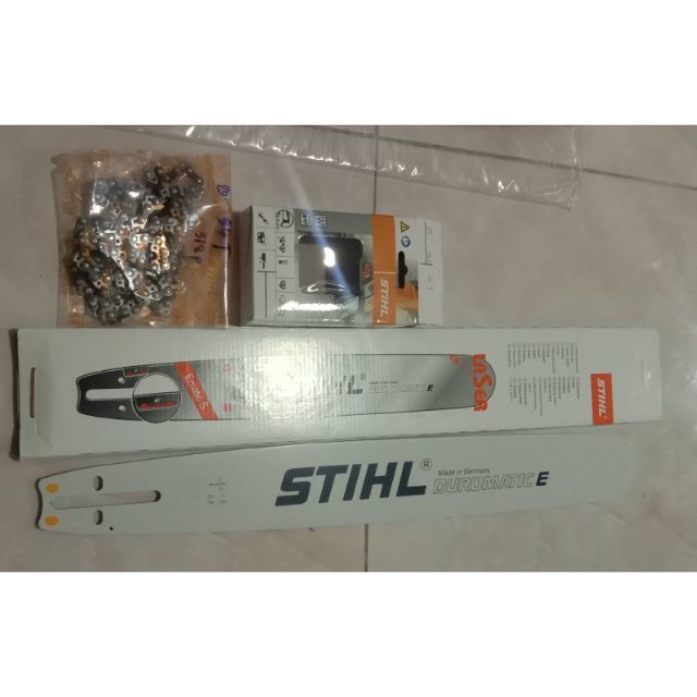 บาเลื่อยยนต์ 20นิ้วพร้อมโซ่  34ฟัน3/8p(STIHL)แท้100%