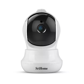 SriHome SH020 กล้องวงจรปิดไร้สาย 3MP WIFI กล้องวงจรปิดในบ้าน ดูผ่านโทรศัพท์ ควบคุมระยะไกล เทคโนโลยีอินฟราเรด ตรวจจับด้วย