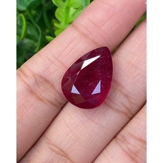 พลอย ทับทิม (Ruby Sapphire) 15.50 กะรัต (Cts.) พลอยแท้ อัญมณีมงคลประจําวันเกิด