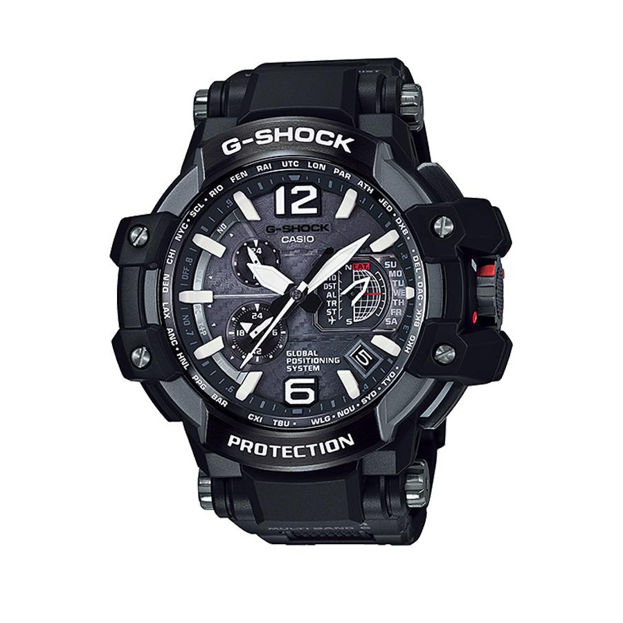 Casio G-Shock นาฬิกาข้อมือผู้ชาย สายเรซิ่น รุ่น GPW-1000FC-1A - สีดำ