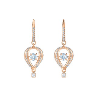 [Ready Stock] INTO THE SKY Hot Air Balloon Charms Crystal Earring Earrings Anting Female LOVE Gift