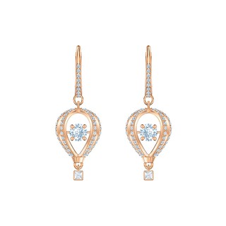 [Ready Stock] INTO THE SKY Hot Air Balloon Charms Crystal Earring Earrings Anting Female LOVE Gift