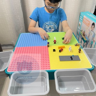 โต๊ะตัวต่อ 3in1 Table Set และ โต๊ะ พร้อมเก้าอี้ แถมฟรี ตัวต่อ 2 ขนาด