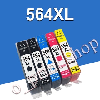 HP 564 หมึก HP564 HP564XL สีดำ HP 564XL HP 564 XL ตลับหมึกสำหรับ HP 6510 7510 5515 7515 5520 6520 7520 5510