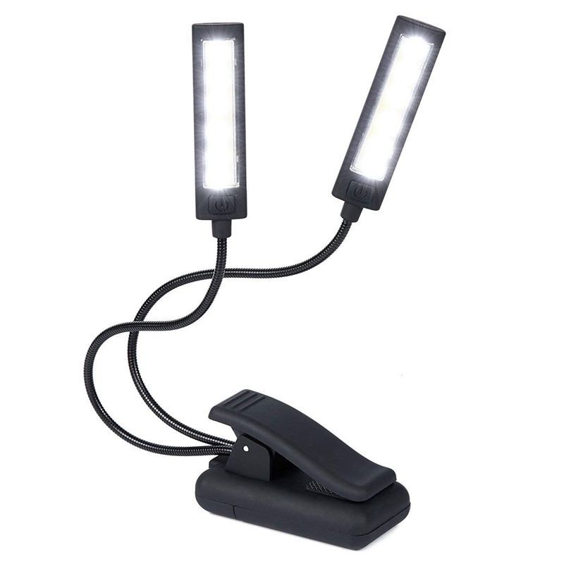 ☁Music Stand Light Clip On LED Lamp - No Flicker, Fully Adjustable, 6 Levels of
