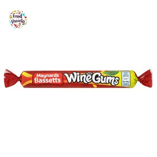 [Best Before 13/Sep/2023]Maynards Bassetts Wine Gums 52g เมย์นาร์ดบาสเซตต์ ไวน์กัม 52กรัม